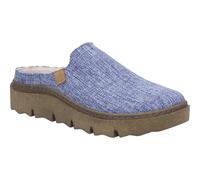 Hausschuh JOSEF SEIBEL "Carmaux 01, ocean", Damen, Gr. 38, blau (ocean), Obermaterial: 80% Rindsleder Leather cow. 20% Textilmaterial TEXMAT., Schuhe Hausschuh (25894627-38) ocean