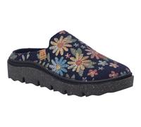 Hausschuh JOSEF SEIBEL "Carmaux 01, ocean-multi", Damen, Gr. 36, blau (ocean, multi), Obermaterial: 100% Textilmaterial TEXMAT., Schuhe Hausschuh (45670512-36) ocean, multi