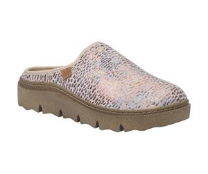 Hausschuh JOSEF SEIBEL "Carmaux 03, beige-multi", Damen, Gr. 40, beige (beige, multi), Obermaterial: 80% Rindsleder Leather cow. 20% Textilmaterial TEXMAT., Schuhe Hausschuh (18196150-40) beige, multi