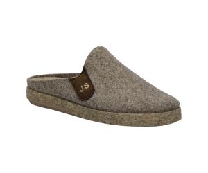 Hausschuh JOSEF SEIBEL "Clemens 01, braun-kombi", Herren, Gr. 43, braun (braun, kombi), Obermaterial: 100% Textilmaterial TEXMAT., Schuhe Hausschuh (78163649-43) braun, kombi