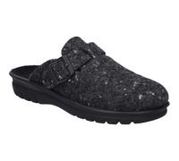 Hausschuh JOSEF SEIBEL "Metz 390, titan-multi", Damen, Gr. 38, grau (titan, multi), Obermaterial: 100% Textilmaterial TEXMAT., Schuhe Hausschuh (99759758-38) titan, multi