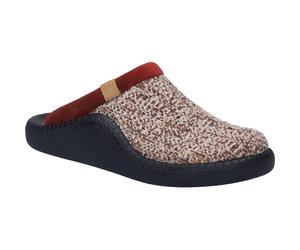Hausschuh JOSEF SEIBEL "Monaco D 01, bordeaux-kombi", Damen, Gr. 35, rot (bordeaux, kombi), Obermaterial: 80% Rindsleder Leather cow. 20% Textilmaterial TEXMAT., Schuhe Hausschuh (57327924-35) bordeau