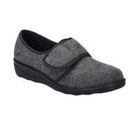 Hausschuh JOSEF SEIBEL "Nice 80", Damen, Gr. 40, grau, Obermaterial: 100% Synthetik synthetic., Schuhe Hausschuh (96812252-40) grau