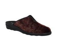 Hausschuh JOSEF SEIBEL "Nice 82, bordeaux-multi", Damen, Gr. 42, rot (bordeaux, multi), Obermaterial: 80% Rindsleder Leather cow. 20% Textilmaterial TEXMAT., Schuhe Hausschuh (33412053-42) bordeaux, m