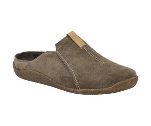 Hausschuh JOSEF SEIBEL "Vince 02, taupe", Herren, Gr. 42, grau (taupe), Obermaterial: 100% Rindsleder Leather cow., Schuhe Hausschuh (72879646-42) taupe