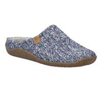 Hausschuh JOSEF SEIBEL "Vinny 03, blau-multi", Damen, Gr. 41, blau (blau, multi), Obermaterial: 80% Rindsleder Leather cow. 20% Textilmaterial TEXMAT., Schuhe Hausschuh (30429039-41) blau, multi