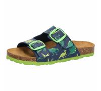 Hausschuh Jungen Schnallen grün LICO Bioline Universe - Grün / 41