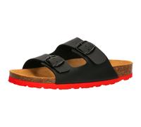 Hausschuh Jungen Schnallen schwarz LICO Bioline Kids - Schwarz / 41