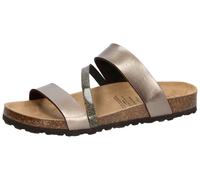 Lico Damen Bioline Glitter Pantoletten, Braun, 38 EU