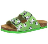 Hausschuh LICO "Pantolette Bioline Universe", Jungen, Gr. 27, grün, Synthetik, Schuhe Hausschuh (95423048-27) grün