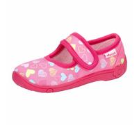 Hausschuh Mädchen Klettverschluss rosa LICO Cookie Girl - Rosa / 35