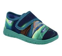 Hausschuh RICHTER "Mailo", Mädchen, Gr. 27, hellgrün mit automotiv, Baumwolle, kontrastfarbene Details, Schuhe Hausschuh, Klettschuh, Kindergartenschuh mit Größenschablone zum Download (70932213-27) h