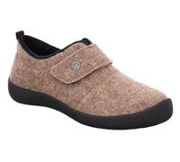 Hausschuh ROHDE "D.Olbia", Damen, Gr. 39, beige (natur), Filz, meliert, Schuhe Hausschuh, Homeslipper, Wohlfühlschuh aus Filz mit Klettverschluss (37982230-39) natur