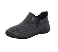 Hausschuh ROHDE "D.Olbia", Damen, Gr. 40, dunkelgrau, Filz, Schuhe Hausschuh, Hüttenschuh, Homeslipper, Wohlfühlschuh mit Stretch (54946312-40) dunkelgrau