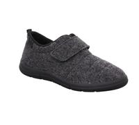 Hausschuh ROHDE "H.Olbia", Herren, Gr. 41, grau, Filz, Schuhe Hausschuh, Klettschuh, Homeslipper, Wohlfühlschuh mit Klett (44159843-41) grau