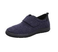 Hausschuh ROHDE "H.Olbia", Herren, Gr. 44, blau, Filz, Schuhe Hausschuh, Klettschuh, Homeslipper, Wohlfühlschuh mit Klett (79582226-44) blau