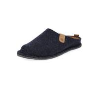 Pantoffel ROHDE "LUCCA-H", Herren, Gr. 47, blau (nachtblau), Filz, Schuhe, mit herausnehmbarer Leder-Innensohle, Weite G (78120766-47) nachtblau