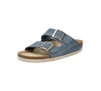 Hausschuh ROHDE "Rohde Pantoletten Veloursleder", Damen, Gr. 42, blau (jeans), Veloursleder, Schuhe (96557628-42) jeans