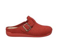 Josef Seibel Damen Pantoffeln Cara.01,Weite G (Normal),Wechselfußbett,Slides,Slip-ons,Backless Slipper,Mules,Gartenschuhe,rot,37 EU