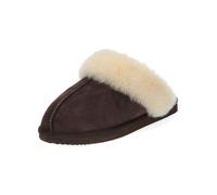 Hausschuh SHEPHERD "Shepherd Hausschuhe Lammfell", Damen, Gr. 37, braun (moro), Lammfell, Schuhe Hausschuh (37394254-37) moro