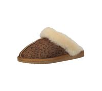 Hausschuh SHEPHERD "Shepherd Hausschuhe Leder", Damen, Gr. 36, braun (kastanie), Leder, Schuhe Hausschuh (16749359-36) kastanie