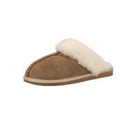 Hausschuh SHEPHERD "Shepherd Hausschuhe Leder", Damen, Gr. 38, beige (stone), Leder, Schuhe Hausschuh (40589246-38) stone