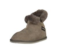 Hausschuh SHEPHERD "Shepherd Hausschuhe Leder", Damen, Gr. 38, grau (asphalt), Leder, Schuhe Hausschuh (51875402-38) asphalt