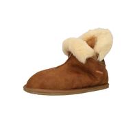 Hausschuh SHEPHERD "Shepherd Hausschuhe Leder", Damen, Gr. 39, braun (cognac), Leder, Schuhe Hausschuh (16633856-39) cognac