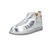 Hausschuh SHEPHERD "Shepherd Hausschuhe Leder", Damen, Gr. 40, silber, Leder, casual, Schuhe (86347339-40) silber