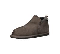 Hausschuh SHEPHERD "Shepherd Hausschuhe Leder", Damen, Gr. 42, grau (dunkelgrau), Leder, casual, Schuhe (73358340-42) dunkelgrau