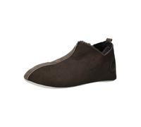 Hausschuh SHEPHERD "Shepherd Hausschuhe Leder", Herren, Gr. 41, grau (dunkelgrau), Leder, casual, Schuhe (67283856-41) dunkelgrau