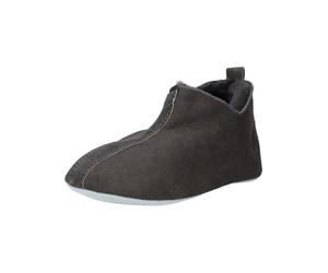 Hausschuh SHEPHERD "Shepherd Hausschuhe Leder", Herren, Gr. 43, grau (dunkelgrau), Leder, Schuhe Hausschuh (67283856-43) dunkelgrau