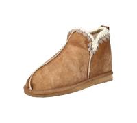 Hausschuh SHEPHERD "Shepherd Hausschuhe Veloursleder", Damen, Gr. 37, braun (cognac), Veloursleder, casual, Schuhe (51140006-37) cognac
