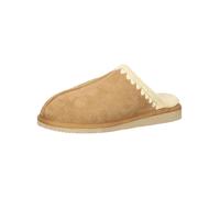 Hausschuh SHEPHERD "Shepherd Hausschuhe Veloursleder", Damen, Gr. 38, braun (kastanie), Veloursleder, Schuhe Hausschuh (24887216-38) kastanie