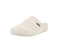 Shepherd of Sweden Wollhausschuhe Cilla – 100% Wolle, Schlupfmodell, Gummisohle – Damen Beige 40