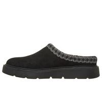 Hausschuh SKECHERS "KEEPSAKES COZY-COZY CASCADE", Damen, Gr. 41, Warmfutter, schwarz, Veloursleder, Schuhe Hausschuh, Homeslipper, Pantoffel mit Memory Foam-Innensohle (38488927-41) schwarz
