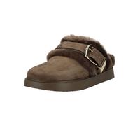 Hausschuh STEVE MADDEN "STEVE MADDEN Hausschuhe Veloursleder", Damen, Gr. 37, braun, Veloursleder, Schuhe Hausschuh (61876165-37) braun