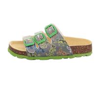 Superfit Jungen Fussbettpantoffel Hausschuh, Grau Mehrfarbig 2050, 33 EU