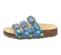 Hausschuh Synthetik \ FUSSBETT HELLBLAU/WEIß - Gr. - 32