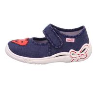 Hausschuh Textil \ BELINDA BLAU/ROT - Gr. - 29