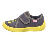 Hausschuh Textil \ BILL GRAU/GELB - Gr. - 24