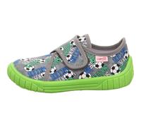 Superfit - Klett-Hausschuhe BILL SOCCER in lime green/grey Gr.23