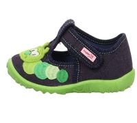 Hausschuh Textil \ SPOTTY BLAU - Gr. - 21