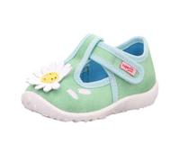 Hausschuh Textil \ SPOTTY GRÜN/WEISS - Gr. - 20