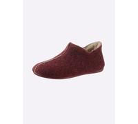 Hausschuh THIES, Damen, Gr. 37, rot (bordeaux), Filz, Schuhe Hausschuh (86713309-37) bordeaux