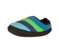 Hausschuh TROLLKIDS "KIDS HUT MULE XT", Kinder, Gr. 30, blau (schwarz marine, fresh grün, mystic blau), Synthetik, Textil, Schuhe Hausschuh, warm, stoßdämpfend, Anziehschlaufe (10773642-30) schwarz ma