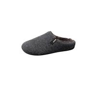 Hausschuh VERBENAS "EAGLE PICOS PET TONE", Herren, Gr. 44, grau, Textil, meliert, unifarben, Schuhe Hausschuh, Wohlfühlschuh, Homeslipper, Schlupfschuh mit Label (74060623-44) grau