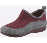 Hausschuh WALDLÄUFER, Damen, Gr. 39, rot (bordeaux), Filz, Schuhe Hausschuh (93291200-39) bordeaux