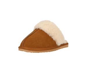 Hausschuh WHISTLER "Carini", Damen, Gr. 36, karamell, Rindsleder, Schuhe Hausschuh, mit atmungsaktiver Eigenschaft (24886722-36) karamell