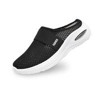 Hausschuhe Damen 39 37 36 35 Orthopädische Schuhe Sommer Leichte Joggingschuhe Hinten Offen Wanderschuhe Mesh Atmungsaktiv Sommerschuhe Sandals Flach Elegant Breite Füße Schlupfschuhe Strandsandalen